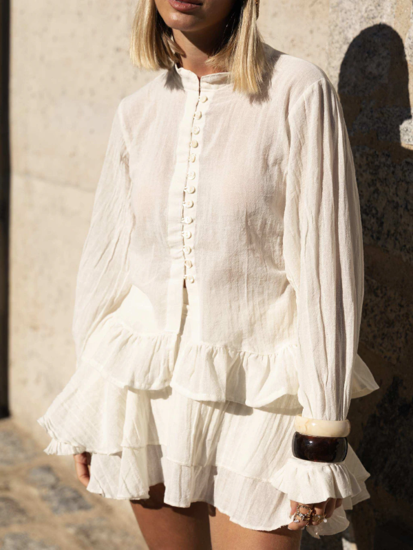 Producto - FALDA LOTTIE OFF WHITE - 4