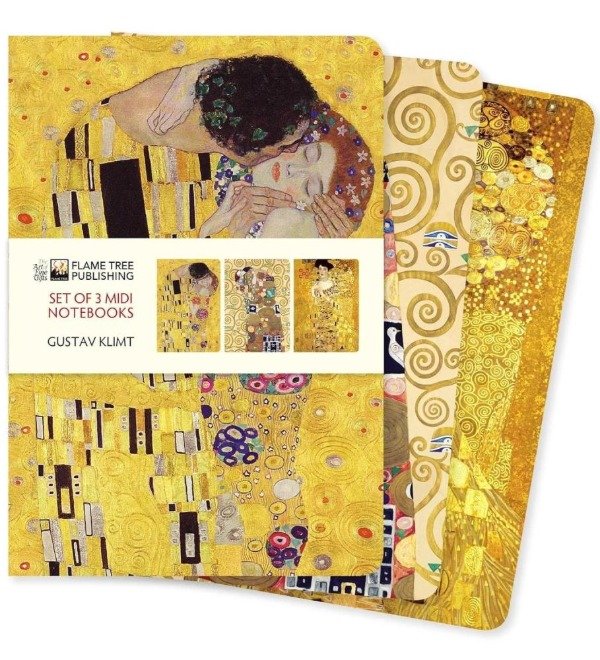 Producto - Gustavo Klimt - Set de 3 Midi Notebooks