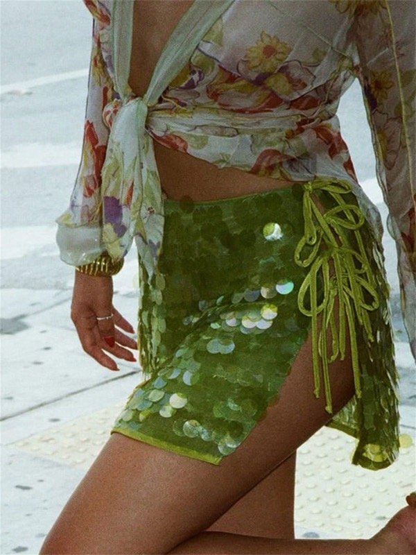 Producto - siren doll skirt (verde)