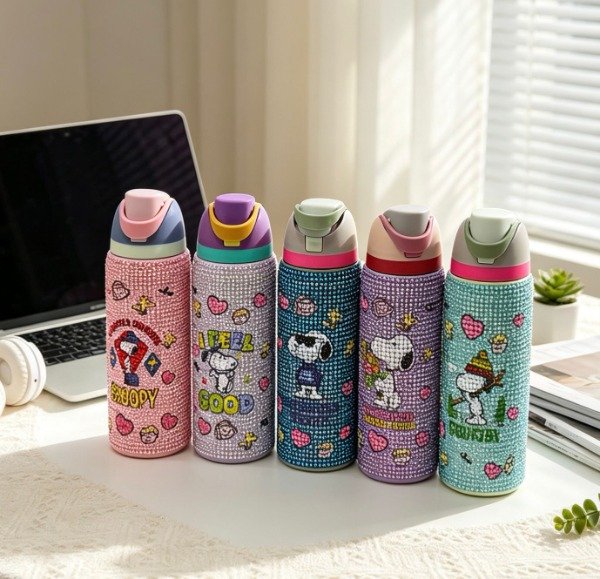 Producto - (WA-2026-10)Botella brillo de Snoopy-750ML