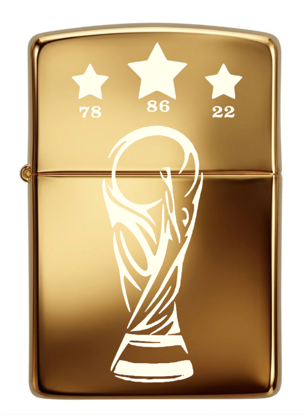 Producto - ENCENDEDOR BENCINA RECARGABLE COPA DEL MUNDO ESTRELLAS