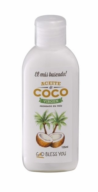 Producto - Aceite De Coco VIRGEN 1ra Prension En Frío God Bless You 125ml