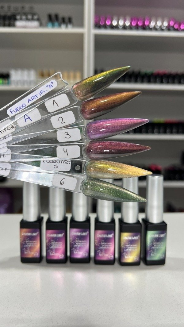 Producto - Esmalte semipermanente - OJO DE GATO X6 - Charm Limit