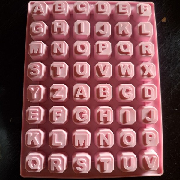 Producto - Molde chocomensajes 2x2 cm