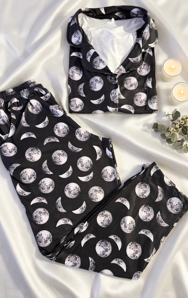 Producto - Camisero Largo Manga Corta Lunas