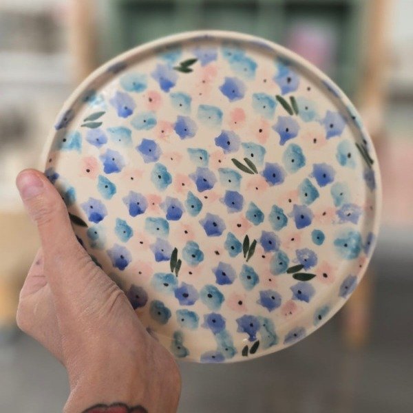 Producto - Plato flores