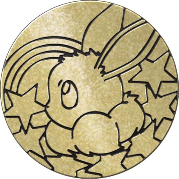 Producto - Moneda JUMBO 53mm Prismatic Evolutions EEVEE (Tin Jolteon)