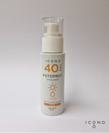 Producto - PROTECTOR SOLAR FOTOPROT EMULSIÓN 40+ COLOR 60 ML ICONO