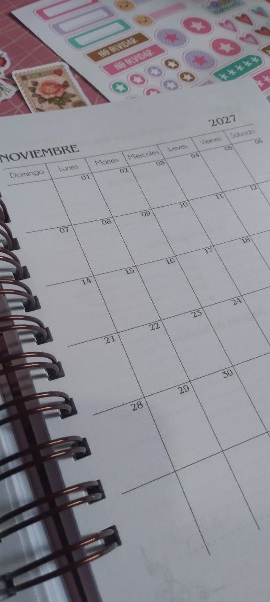 Producto - Agenda 2027 - semana a la vista - sin horarios - 3