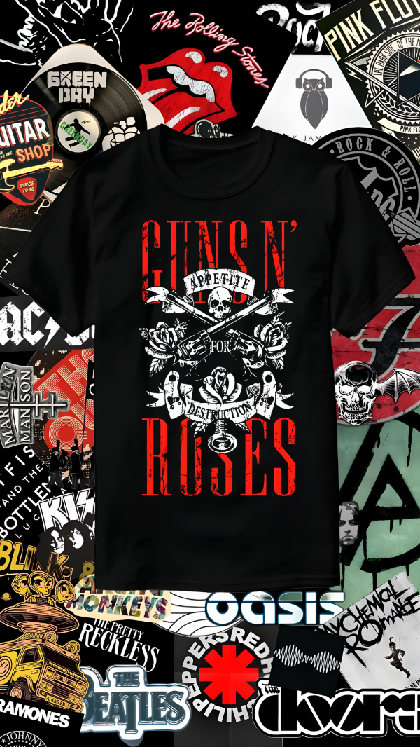 Producto - Remera guns and roses