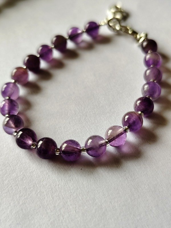 Producto - Pulsera Amatista (6mm)