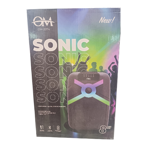 Producto - Parlante 8" Luces Rgb
