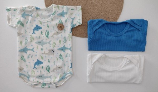 Producto - Pack Bodys Combinado: Con Azul Francia