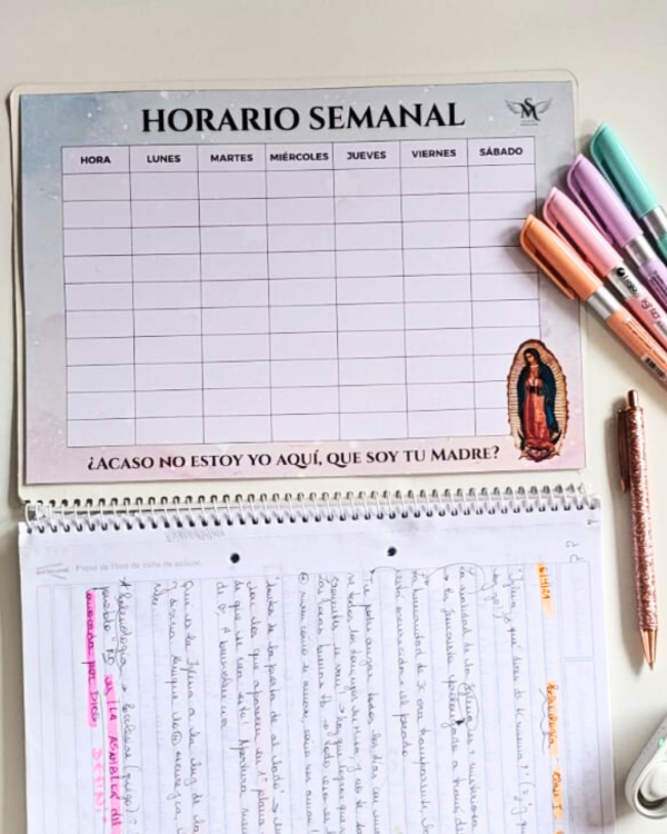 Producto - Horario Semanal - Guadalupe