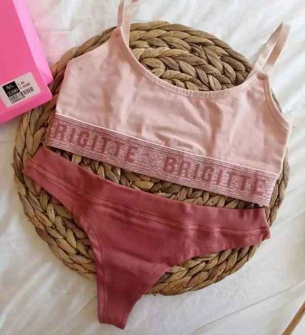 Producto - Conjunto deportivo algodón rose T.90