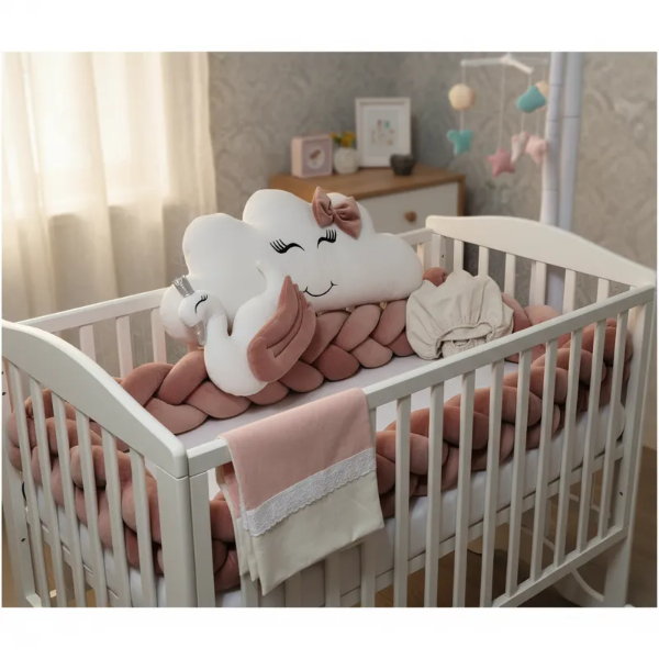 Producto - Set de Chichoneras de Plush: Trenza, Nube y Cisne - 3