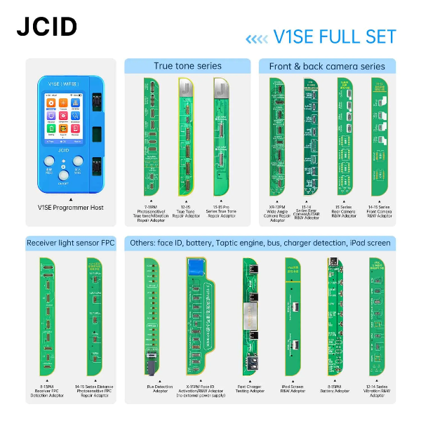 Producto - Programadora JC V1SE WIFI Full SET 15 Board Zocalos