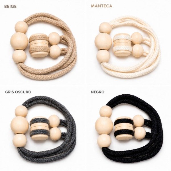Producto - PACK x 2 UNIDADES SUJETADOR BORLA RUSTICA IMAN