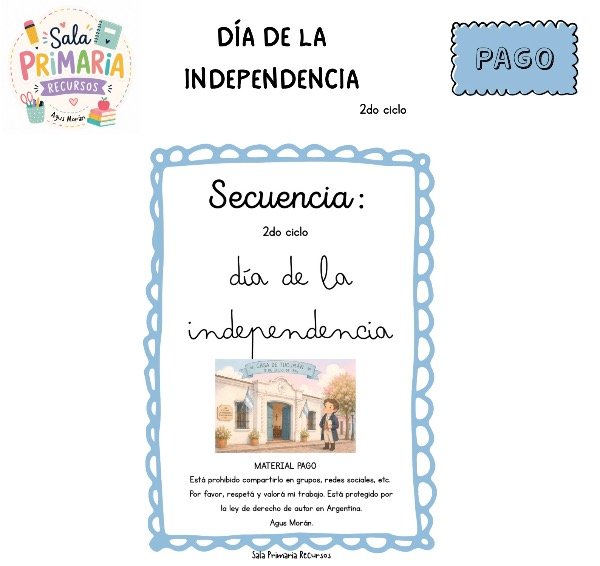 Producto - Independencia 2do ciclo