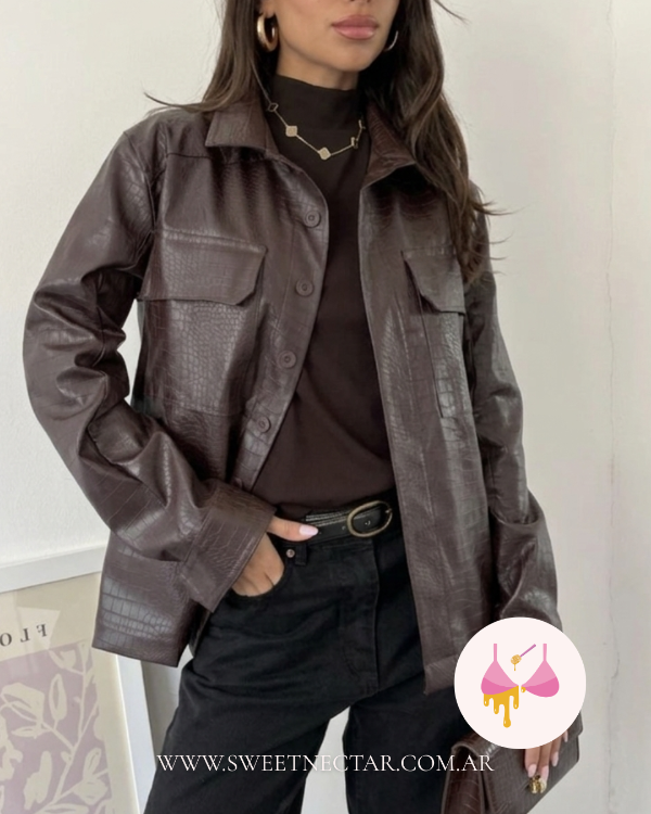 Producto - Chaqueta Croco Choco [PREVENTA]