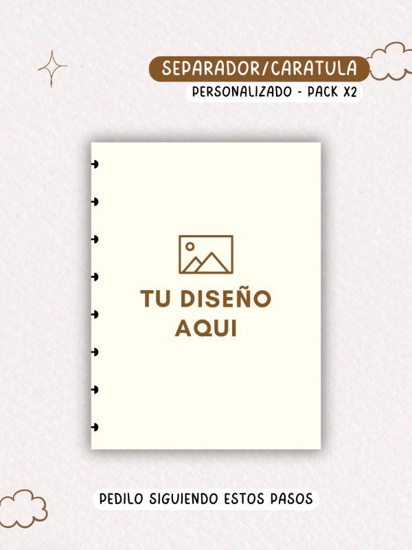 Producto - Separadores/caratulas Inteligentes - Personalizado (Pack x2)
