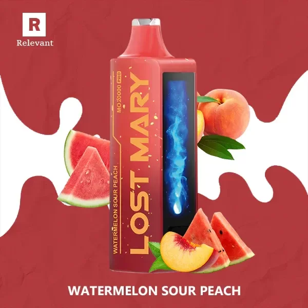 Producto - LOST MARY 20000 PUFF WATERMELON SOUR PEACH 50MG