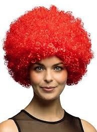 Producto - PELUCA SUPER AFRO ROJO