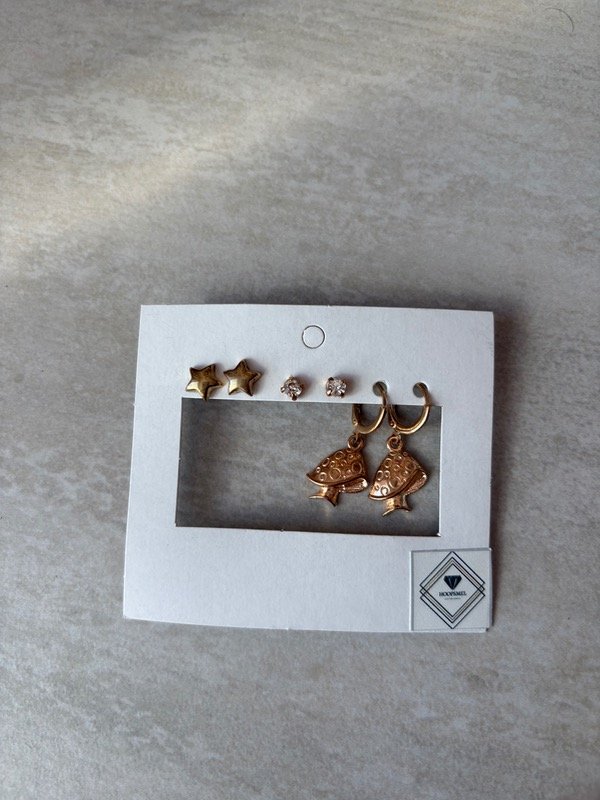 Producto - Set de aros dorados lll
