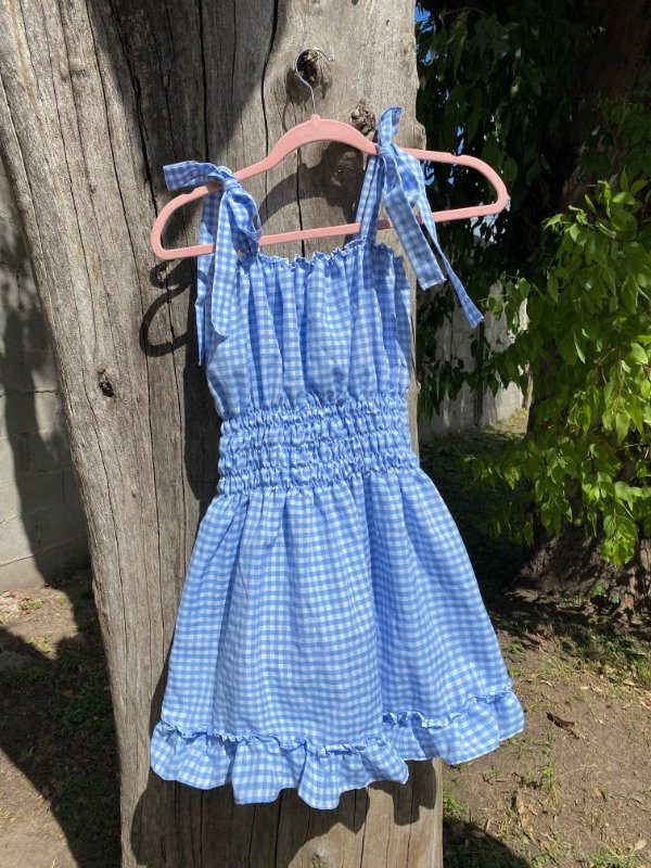 Producto - Vestido Juana cuadrille (Por encargue)