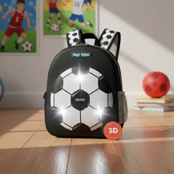 Producto - Mochila kawaii con luz futbol