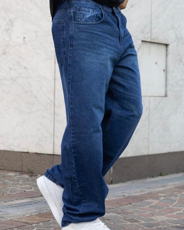 Producto - Jean baggy Azul oscuro - 1