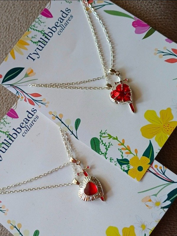 Producto - Collar daga y corazon #2