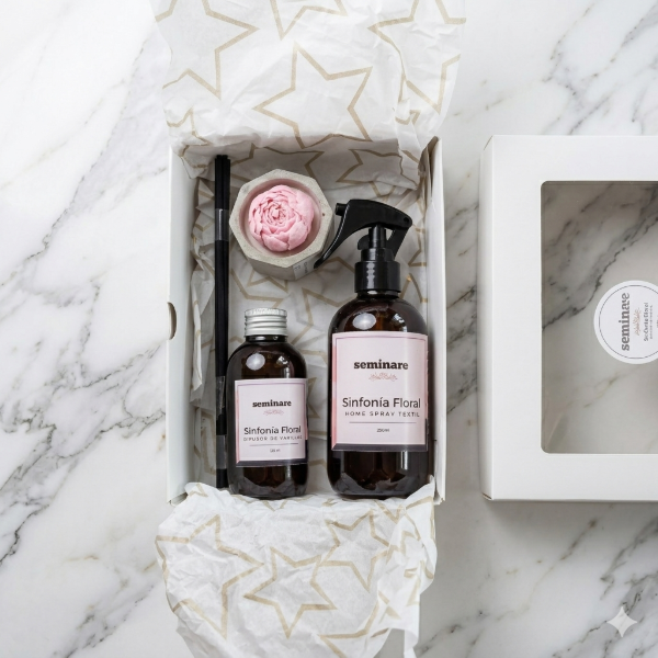 Producto - Box regalo Home spray, dfusor y vela