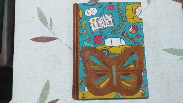 Producto - Agenda perpetua con mariposa y mandalas