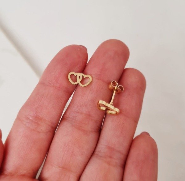 Producto - Aros doble corazón AD