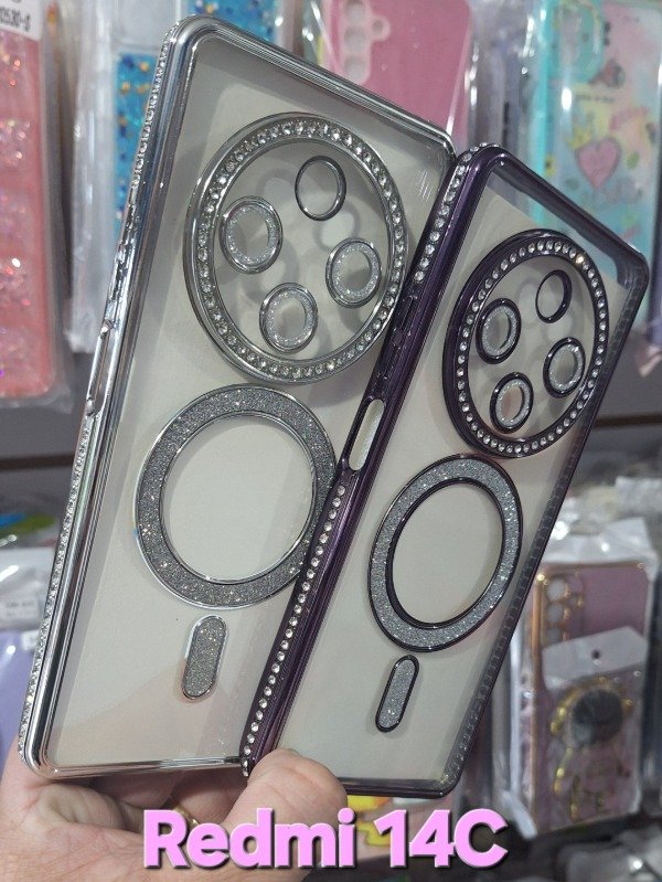 Producto - Fundas magsafe con strass. Redmi 14C - 1