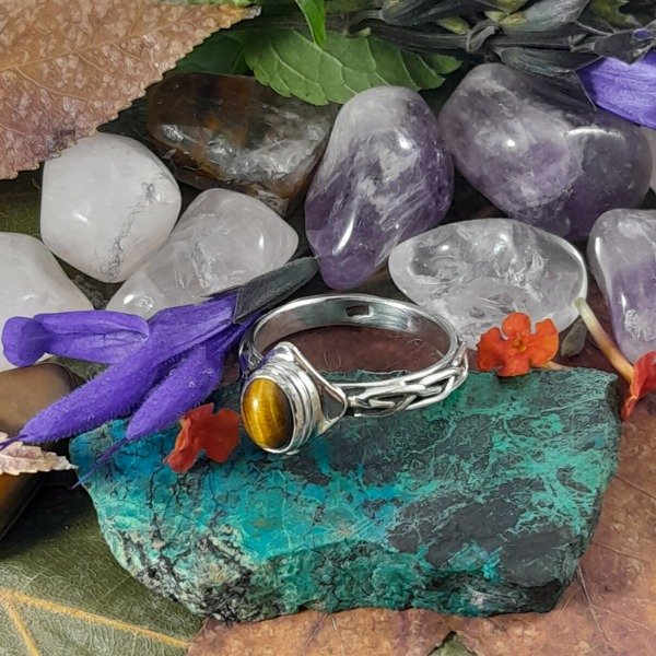 Producto - Anillo de plata 925 con Ojo de Tigre - 2