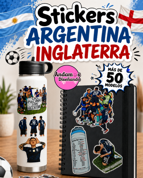 Producto - STICKERS ARGENTINA INGLATERRA