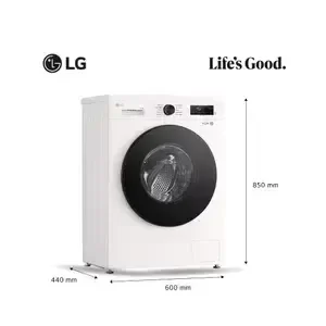 Producto - LAVARROPAS LG 6.5KG WM65GWVFS6 1200RPM INVERTER BLANCO