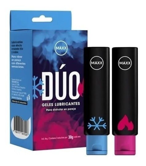 Producto - Gel Lubricante DÚO FRIO Y CALOR MAXX 30G