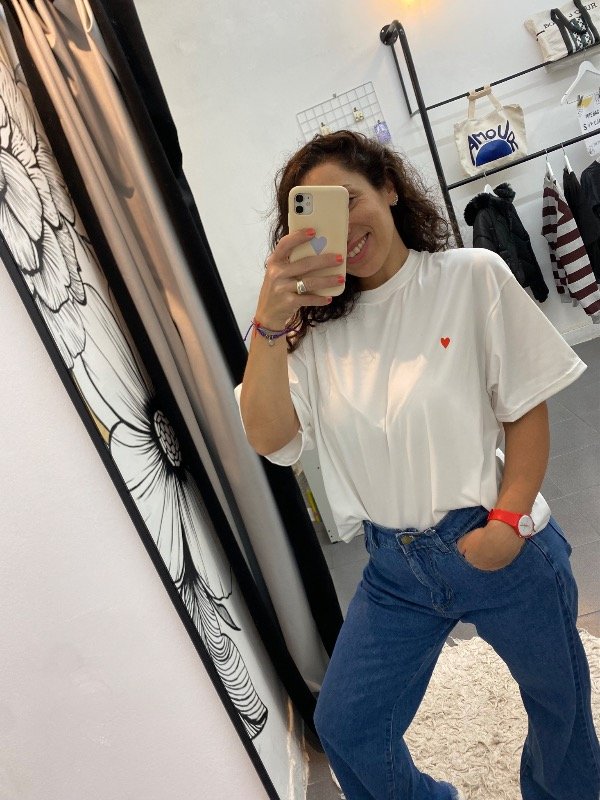 Producto - Remera corazón modal