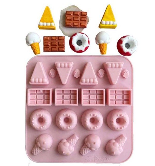 Producto - Molde silicona chocolatines, helados, donas y tartas - 0