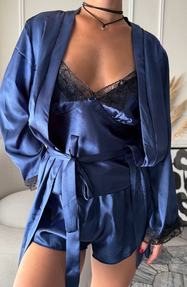 Producto - Set 4 piezas pijama + camisolin + bata