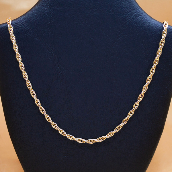 Producto - Cadena Tourbillon de Oro amarillo 60cm