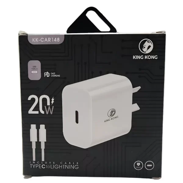 Producto - Cargador King Kong 20W USB-C a Lightning