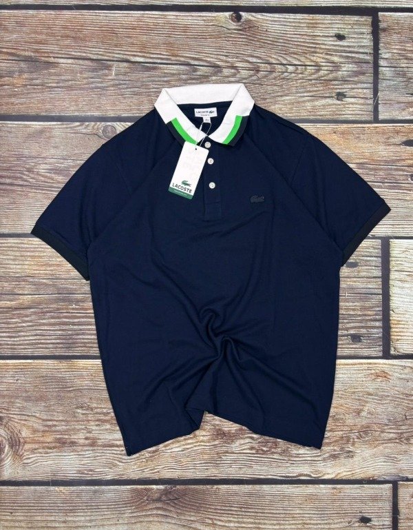 Producto - CHOMBA LACOSTE COLORWAY AZUL