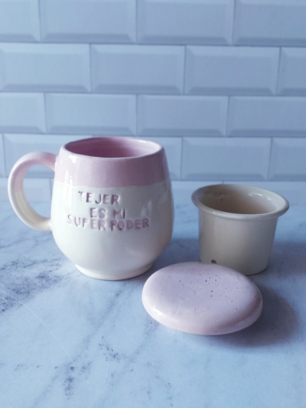 Producto - Taza para Infusión con Tapa y Cápsula