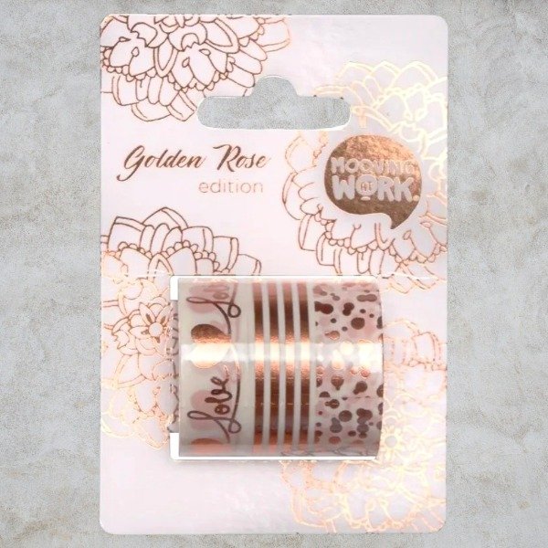 Producto - Cinta Washi Golden Rose edition Mooving - 1