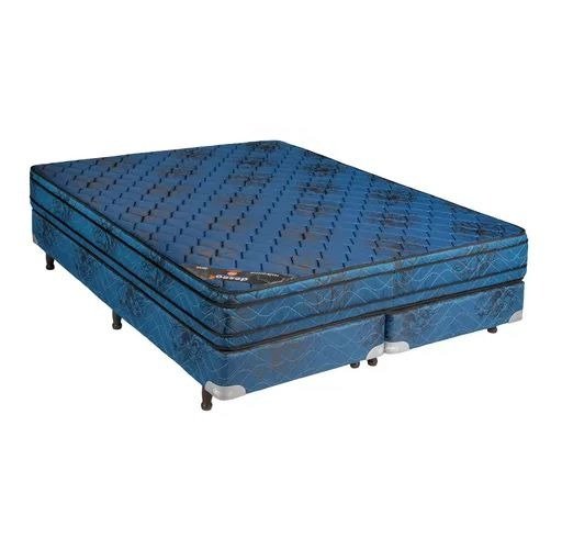 Producto - Sommier y Colchón Deseo MIKONOS - Espuma 1 Plaza y Media 100x190x26