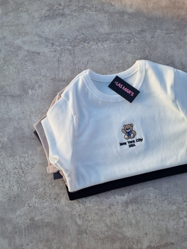 Producto - Remera osito bordado